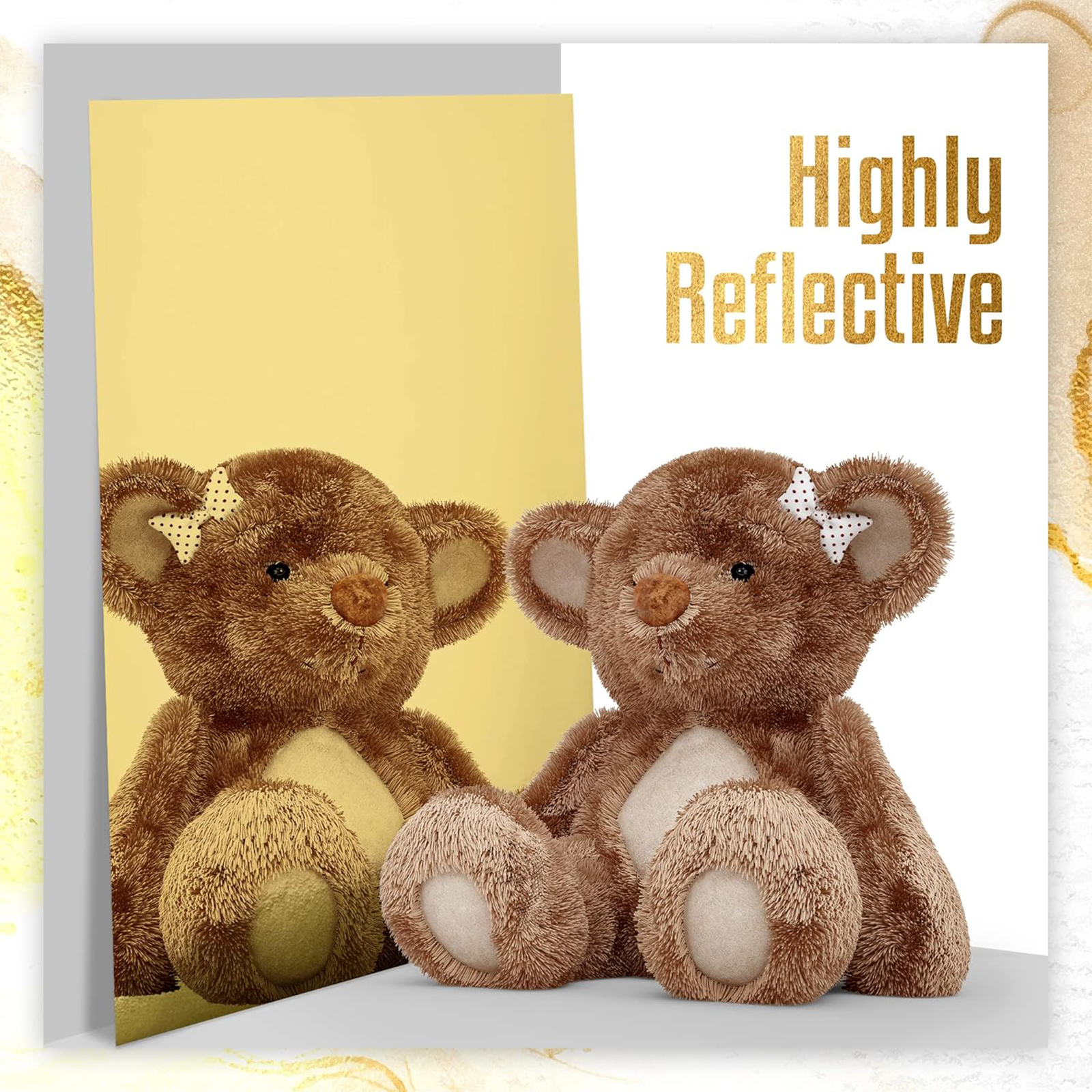 10 Sheets A4 Size Metallic Gol - Gold Foil Flakes incelemesi ve fiyatı