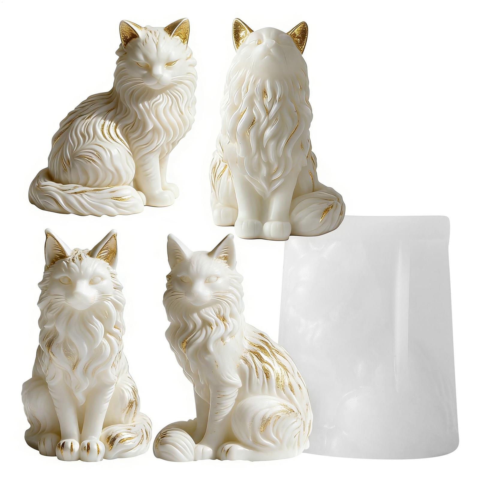 Cat Resin Mold | Sitting Cat S - Resin Craft Workshop incelemesi ve fiyatı