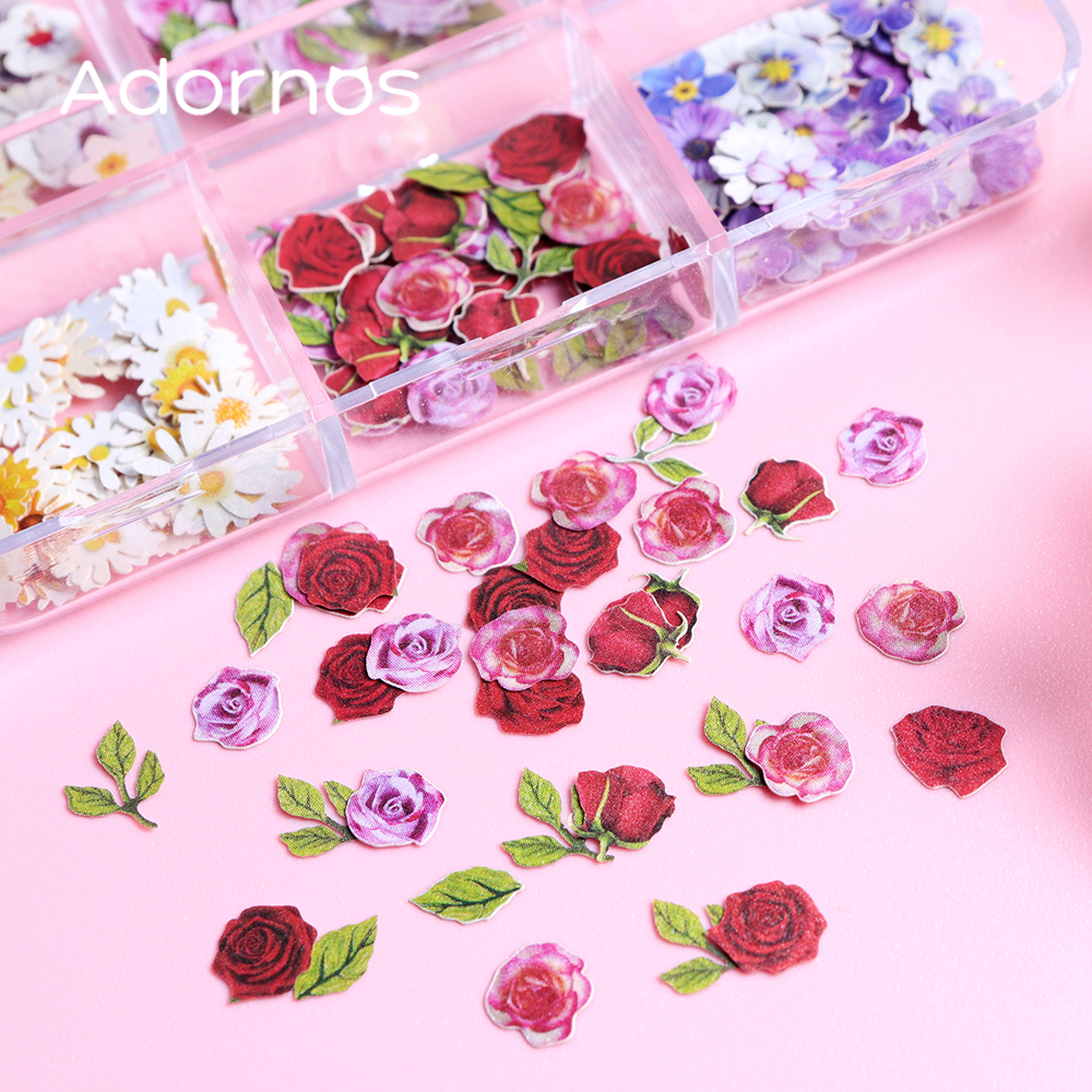 6 Grids Flowers Wood Pulp Chip - Flower Preservation Resin incelemesi ve fiyatı