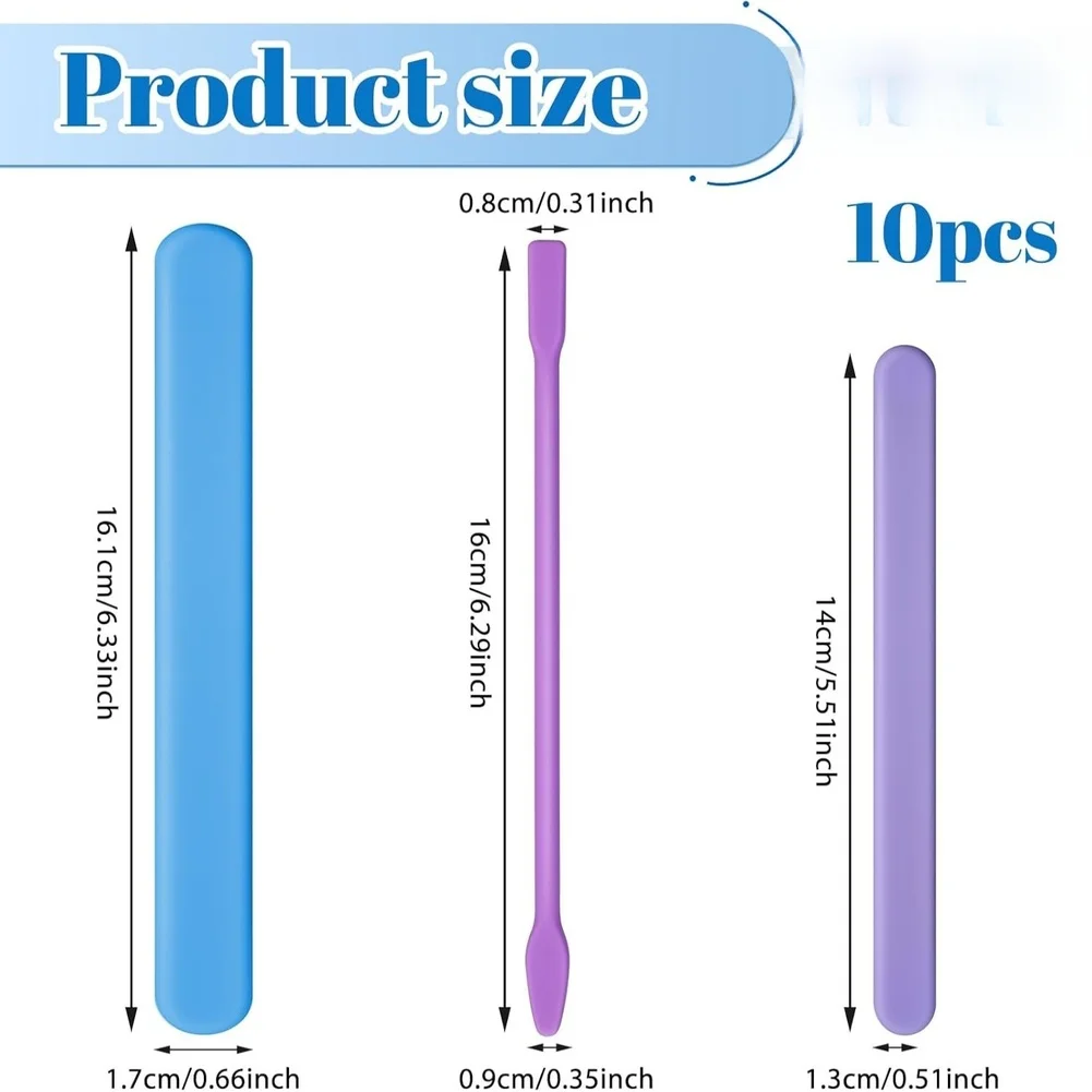 10 Count Silicone Stirring Too - Resin Craft Workshop incelemesi ve fiyatı