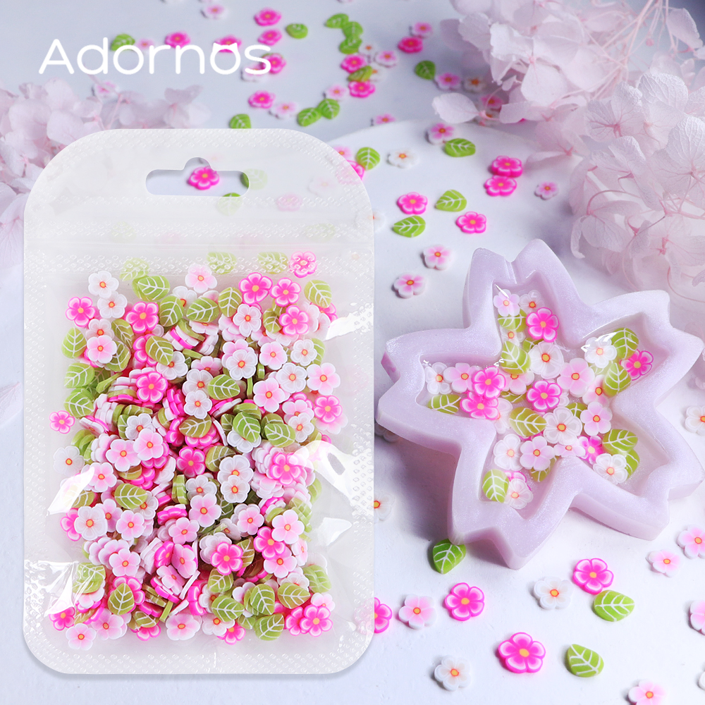 10g Pink Flowers Polymer Clay  - Resin Craft Ideas incelemesi ve fiyatı