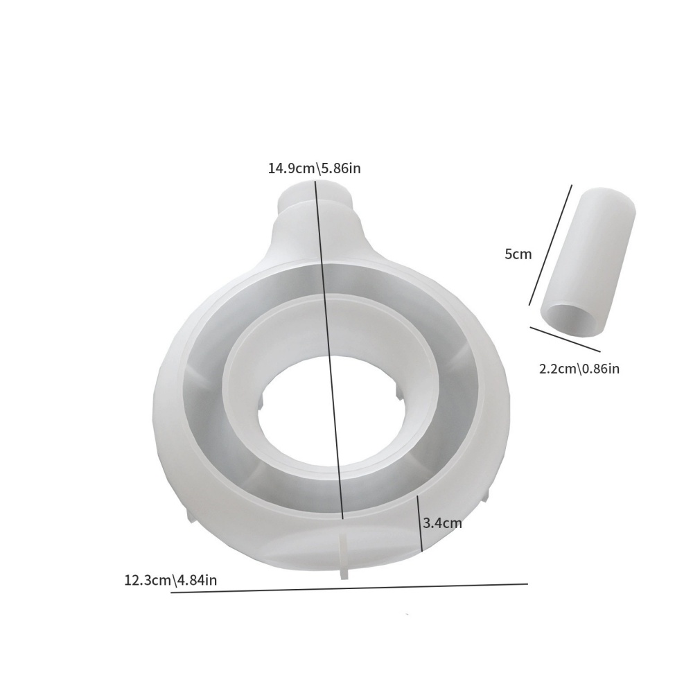 Donut Shape Mold Flexible Plas - Resin Craft Workshop incelemesi ve fiyatı