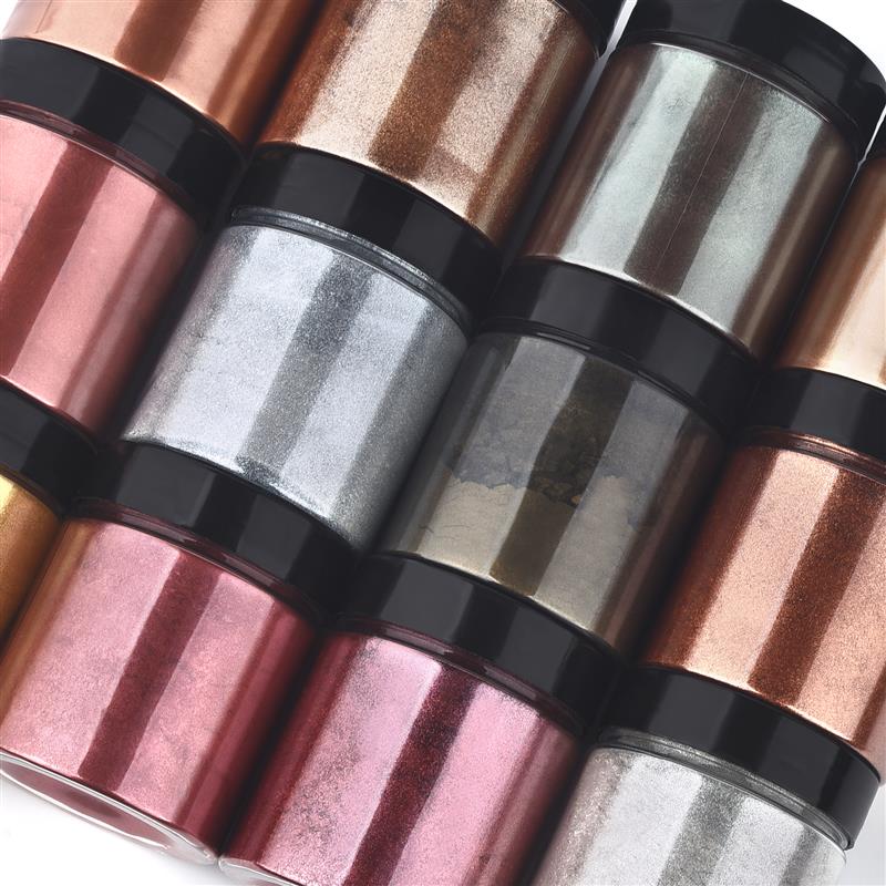 50g Shimmer Metallic Gold Silv - Resin Pigment Set incelemesi ve fiyatı