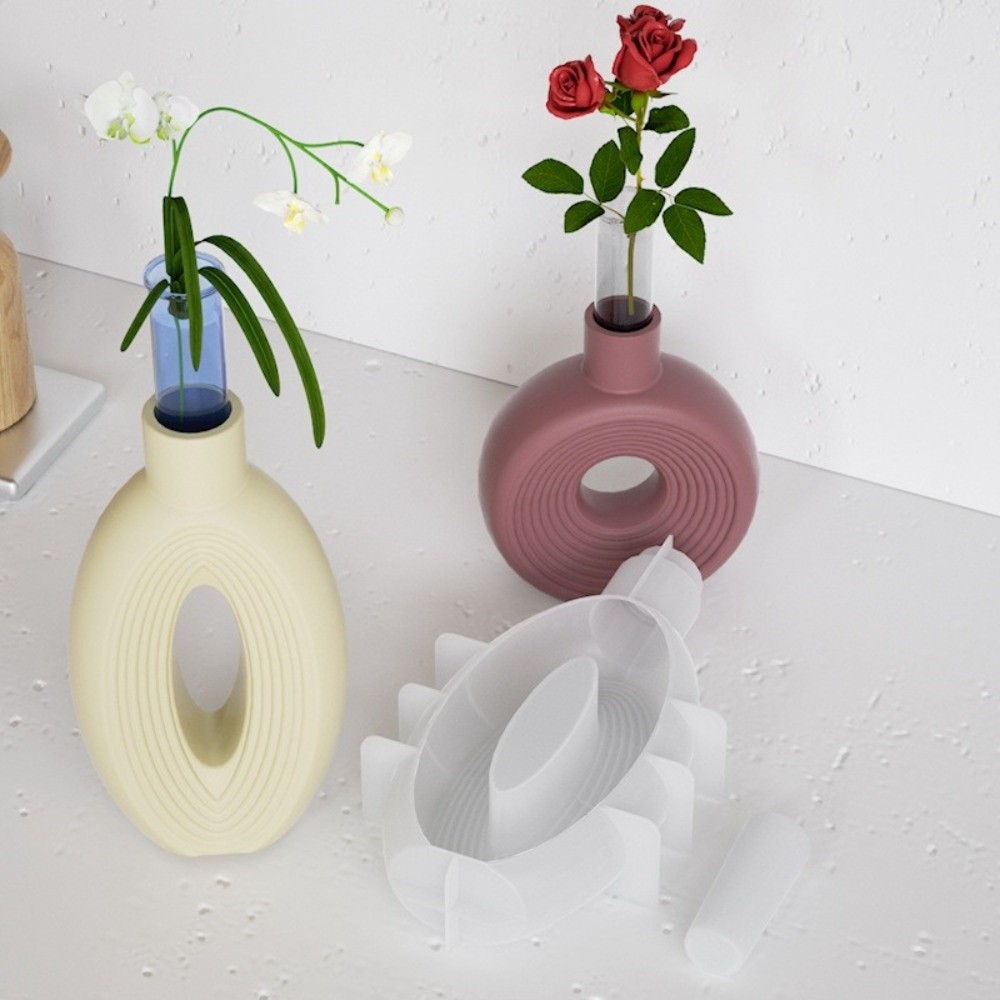 Modern Oval Stripe Silicone Va - Resin Craft Workshop incelemesi ve fiyatı