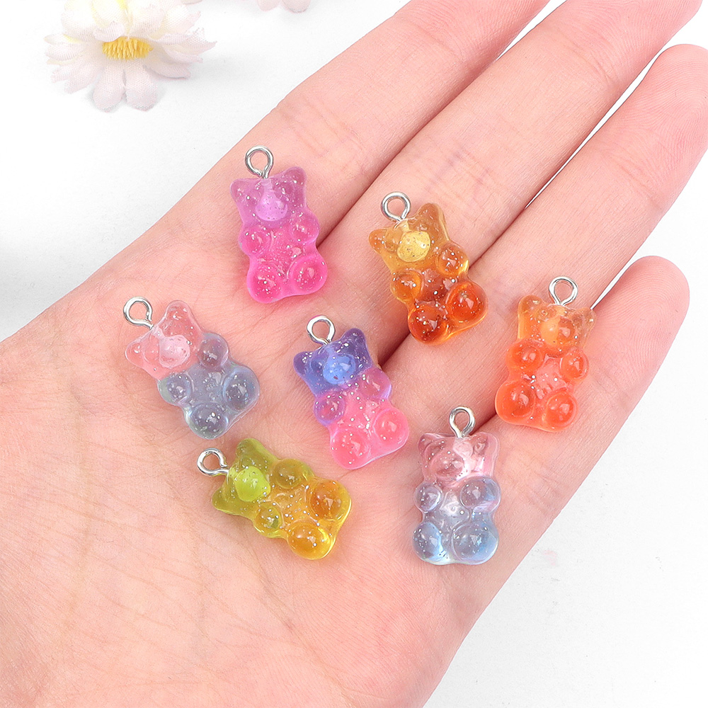 60pcs Dual Color Resin Bear Sh - Resin Craft Material incelemesi ve fiyatı