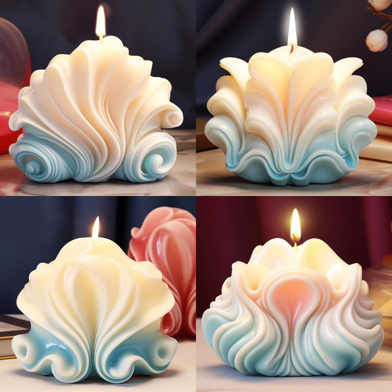 Ocean Shell Candle Silicone Mo - Resin Ocean Wave Mold incelemesi ve fiyatı