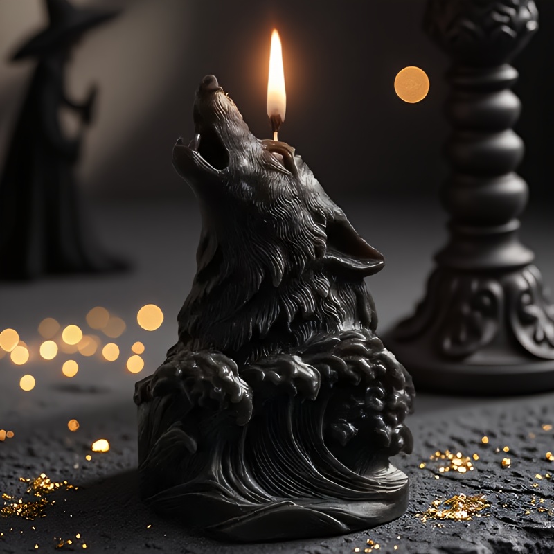 Dramatic Wolf and Ocean Wave C - Resin Ocean Wave Mold incelemesi ve fiyatı