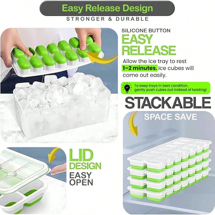 56pcs Tray With Lid And Bin –  - Silicone Mold Tray incelemesi ve fiyatı