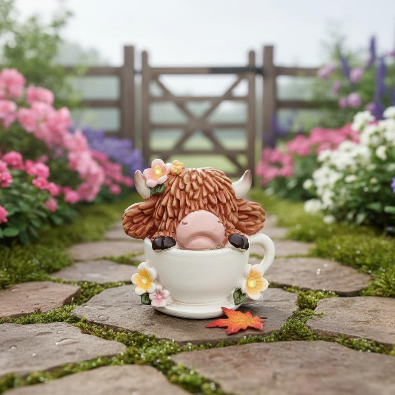 Highland Cow Garden Light Resi - Crafting Resin incelemesi ve fiyatı