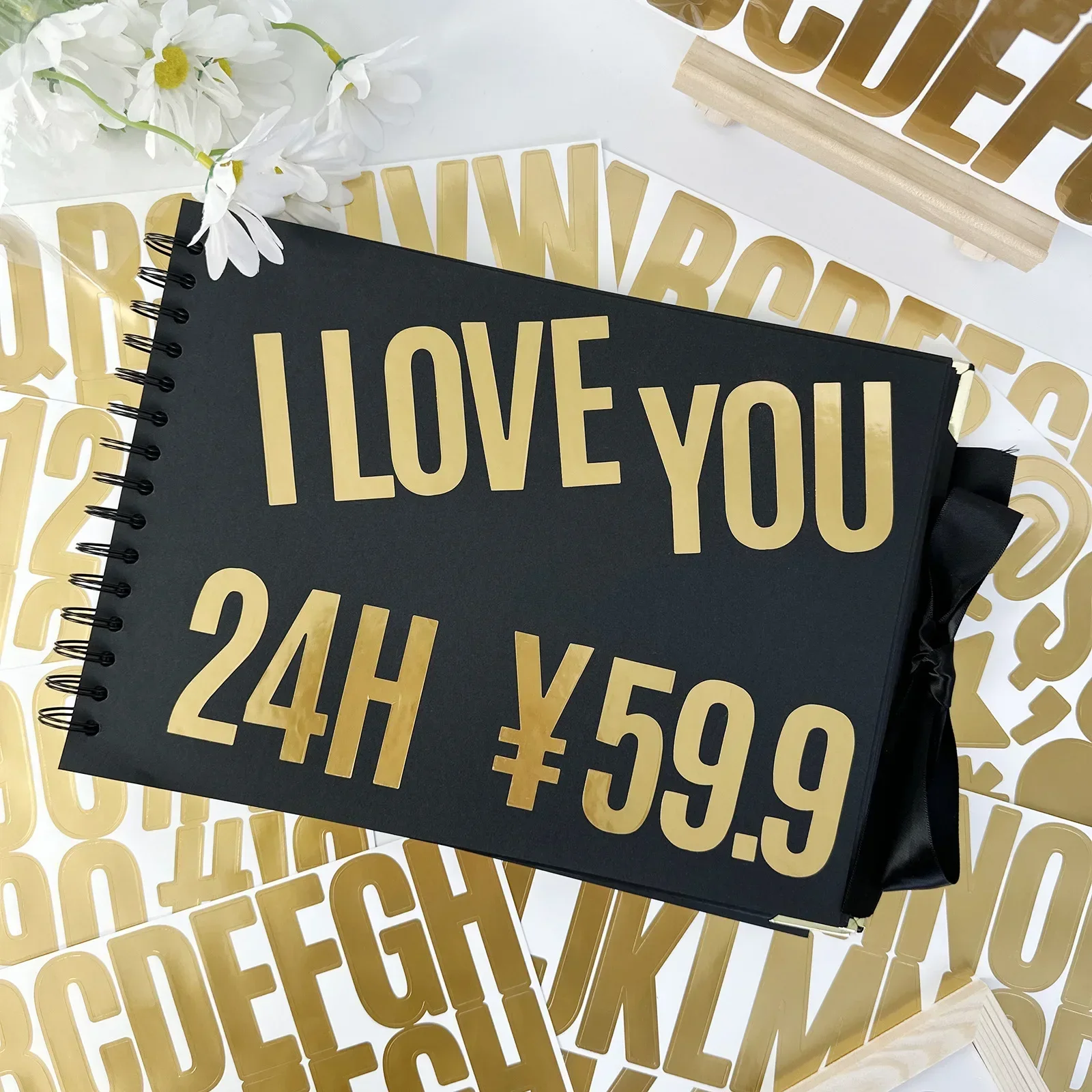 100 Pcs 6 Sheets Gold Letter S - Gold Foil Flakes incelemesi ve fiyatı
