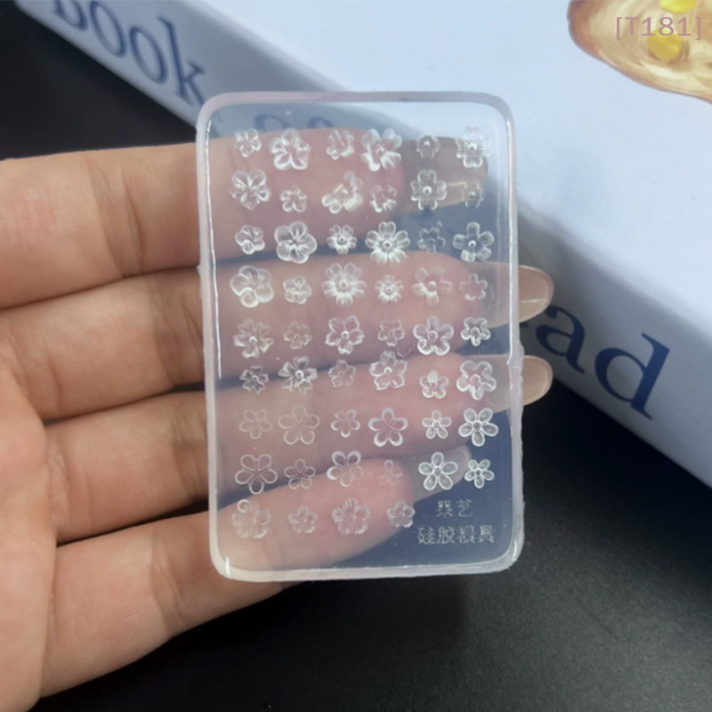 Pcs Silicone Nail Art Mold Flo - Resin Pigment Set incelemesi ve fiyatı