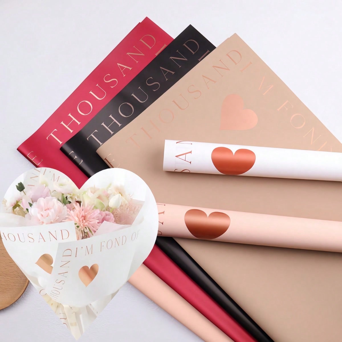 20 Sheets/Pack Gold Foil Heart - Gold Foil Flakes incelemesi ve fiyatı