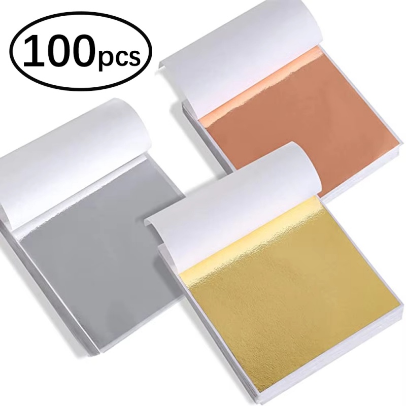100pcs Imitation Gold Sliver C - Gold Foil Flakes incelemesi ve fiyatı