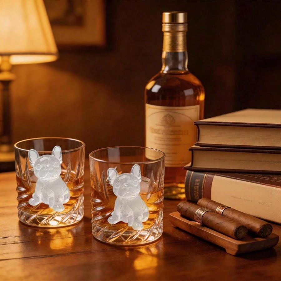 3D French Bulldog Cube Molds 2 - Silicone Mold Tray incelemesi ve fiyatı