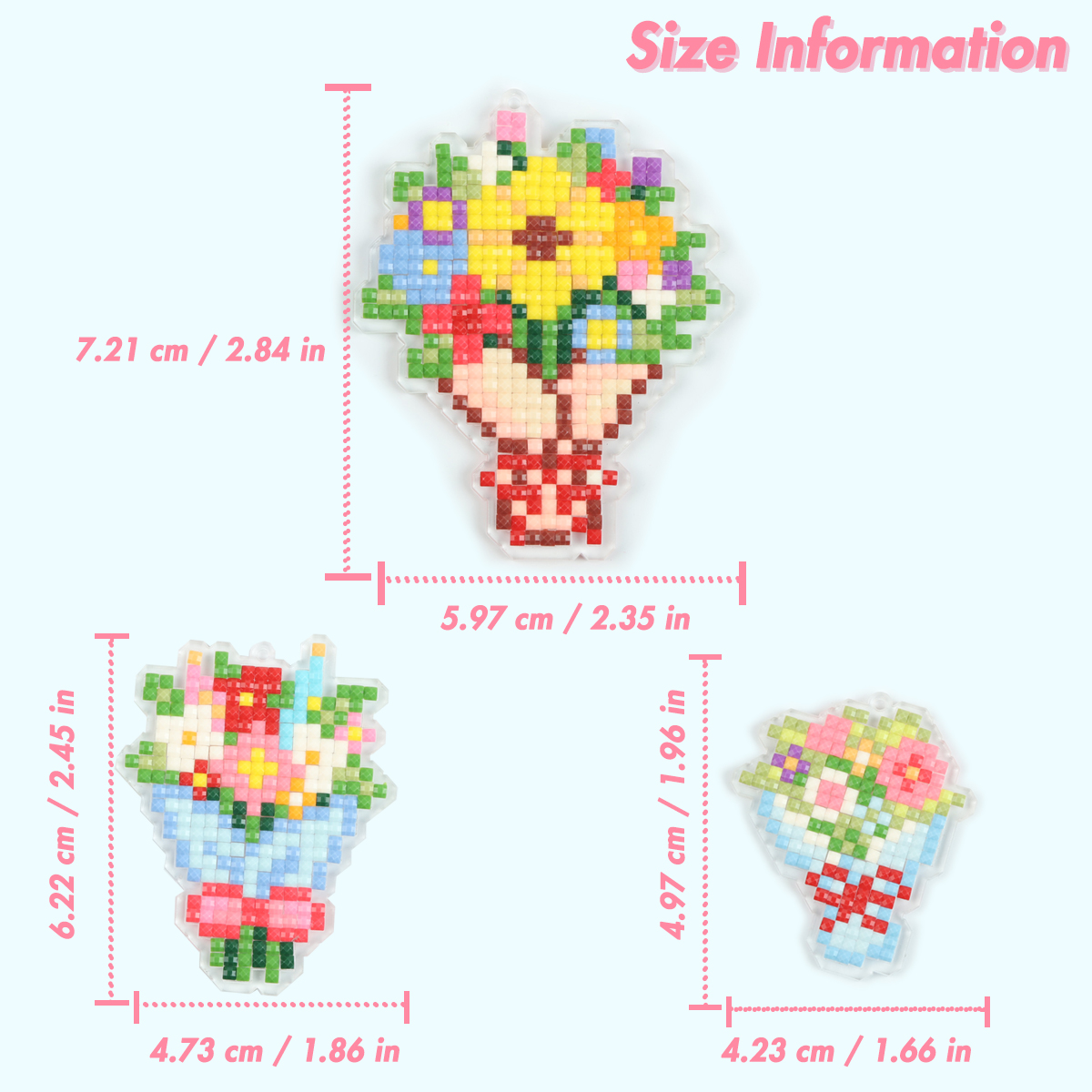 FOREVER YOUNG 3PCS Bouquet Acr - Resin Craft Kit incelemesi ve fiyatı