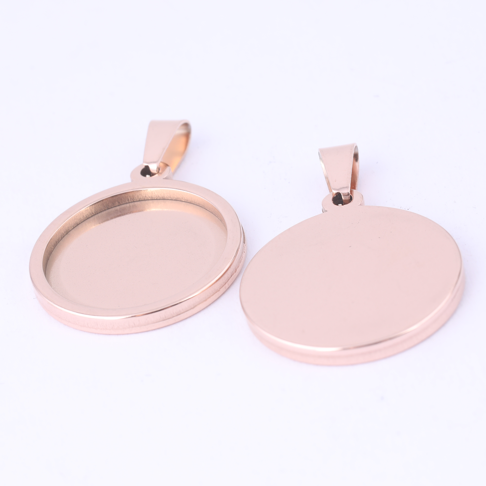 5pcs Stainless Steel 16mm 18mm - Bezels Set Pendant incelemesi ve fiyatı