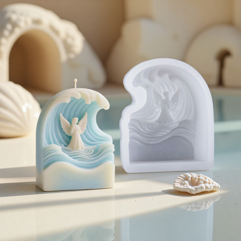2pcs Wave Angel Silicone Mold  - Resin Ocean Wave Mold incelemesi ve fiyatı