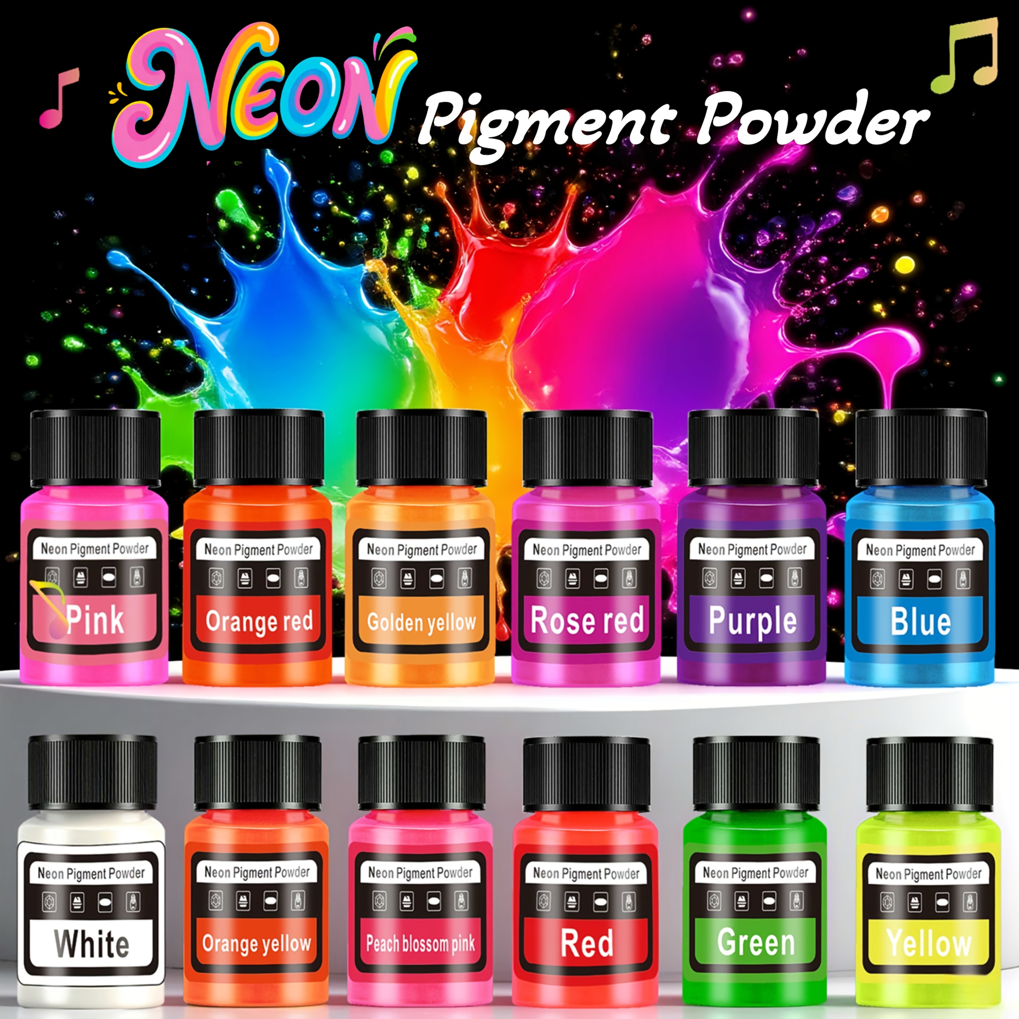 Fluorescent Powder/Neon Resin  - Resin Pigment Set incelemesi ve fiyatı