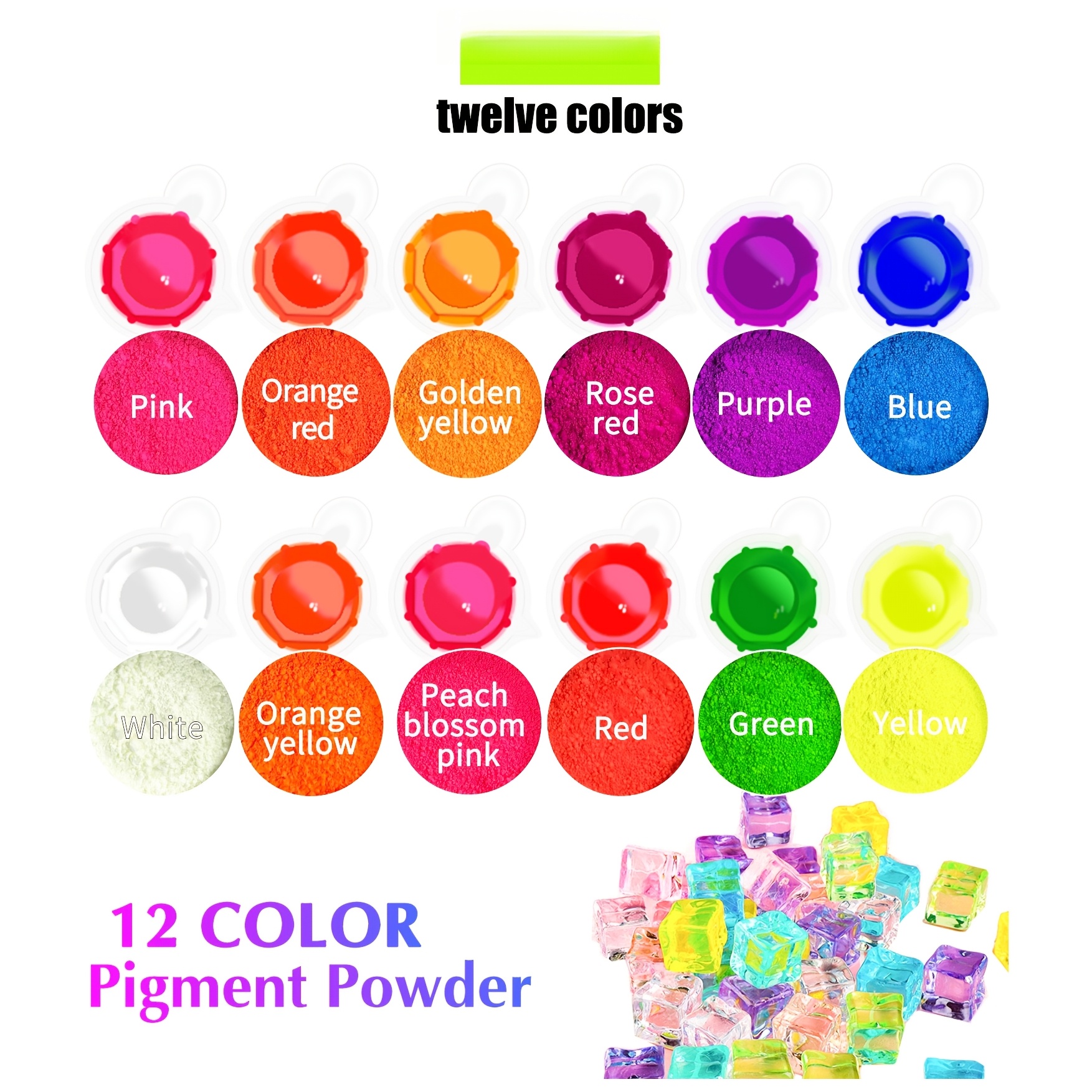 Fluorescent Powder/Neon Resin  - Resin Pigment Set incelemesi ve fiyatı