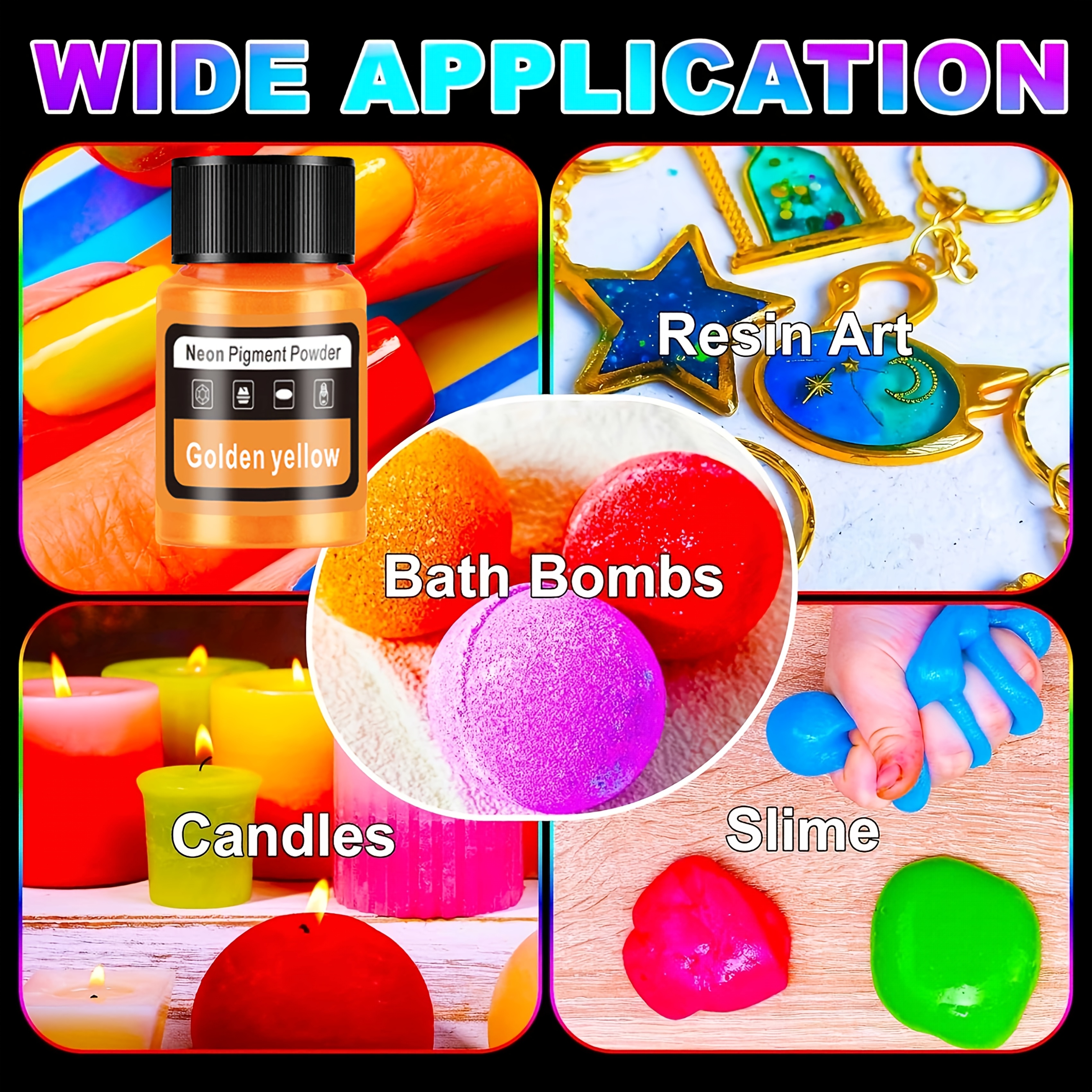 Fluorescent Powder/Neon Resin  - Resin Pigment Set incelemesi ve fiyatı